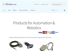 Tablet Screenshot of elestream.com